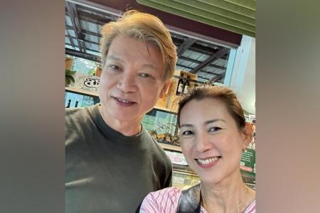 Stepping Out on-screen couple Xie Shaoguang and Ivy Lee meet up