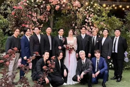 Super Junior reunite at member Ryeowook’s wedding