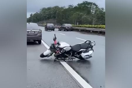 S'pore biker dies in accident on Second Link highway