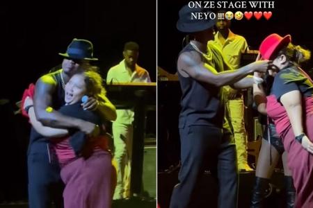 Singapore nurse gets on stage with Ne-Yo and slays it