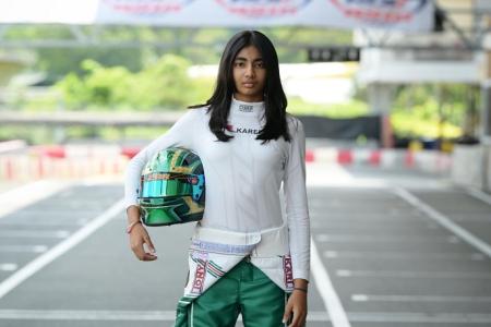 Kareen Kaur, 14, dreams of racing in all-women F1 Academy