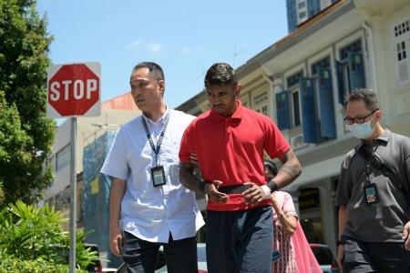 Suspects in Little India murder taken to crime scene