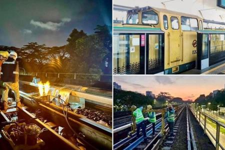 Significant progress in repair of damaged MRT rail tracks