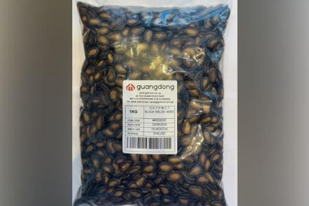 SFA orders recall of melon seed product from China 