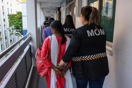 13 foreign maids, 14 errant employers arrested in MOM bust