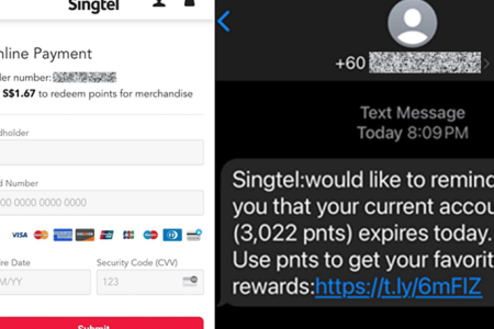 More than $100,000 lost in days to Singtel SMS scam