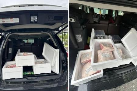 Driver caught trying to enter Johor with 21kg of wagyu beef 