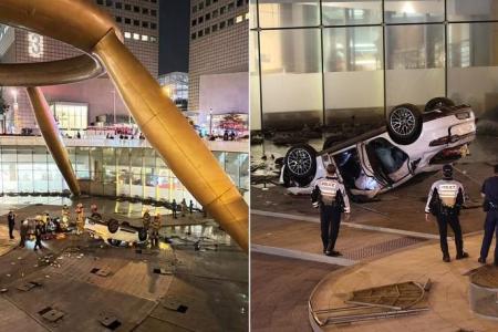 Car falls into Suntec City’s Fountain of Wealth; man under probe