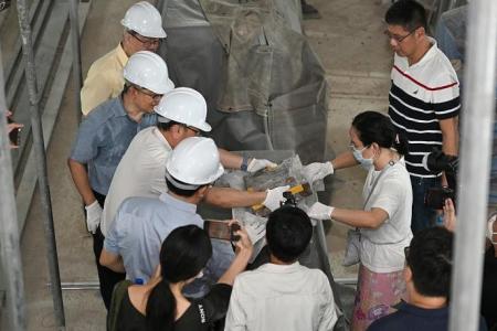 Telok Ayer Chinese Methodist Church unearths 100-year-old time capsule