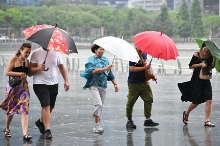 Flight disruptions, lift closures and dancing in the monsoon rain