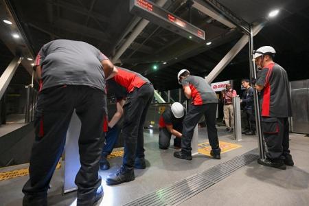 SMRT carries out exercise to counter flooding in stations 