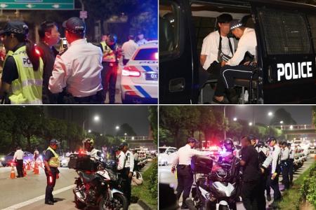 Police nab 12 for drink driving and other offences at CTE roadblock