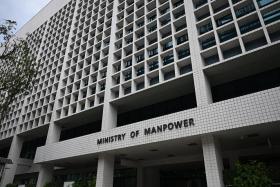 The Ministry of Manpower is investigating the incident and has instructed the occupier to stop all lifting activities at the premises.