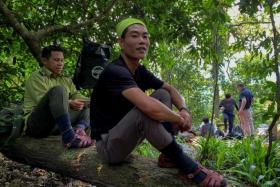 Nguyen Ngoc Anh was an illegal logger turned forest protector, at Phong Nha National Park in Vietnam, on April 8, 2022.