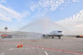 Air Canada’s non-stop flight from Vancouver arrived at Changi Airport on April 4 at 7.36am.