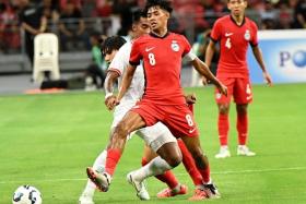 Shah Shahiran was named captain in Singapore&#039;s match against Myanmar on Nov 14.