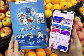 By linking the apps, shoppers can automatically earn HPB Healthpoints without having to scan QR codes. 