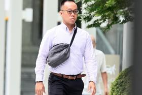 Edmund Kwek Jun Wei, 34, is said to have caused grievous hurt by committing a rash act by cycling recklessly and colliding with a jogger.