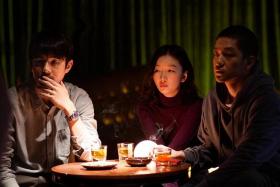 The Breaking Ice stars (from left) Liu Haoran, Zhou Dongyu and Qu Chuxiao.