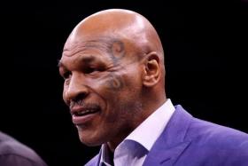 FILE PHOTO: Boxing - Jake Paul v Tommy Fury - Diriyah Arena, Diriyah, Riyadh, Saudi Arabia - February 27, 2023  Mike Tyson is seen before the fight REUTERS/Ahmed Yosri/File Photo