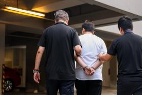 MOM officers arrested a 33-year-old man suspected to be part of a syndicate that operated 28 shell public entertainment outlets that hired work permit holders as performers.