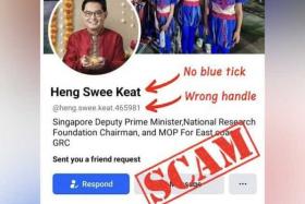 DPM Heng Swee Keat recently noticed a few fake Facebook profiles purporting to be him.