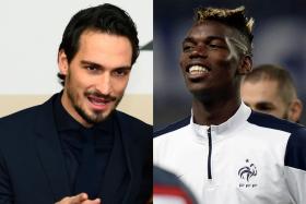 Mats Hummels (left) and Paul Pogba have been linked with moves.