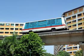 File photo of an LRT train on the Bukit Panjang line.