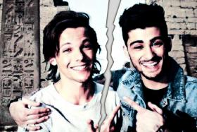 Zayn Malik and his former bandmate from One Direction, Louis Tomlinson