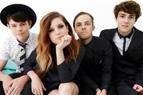 Indie-pop sibling quartet Echosmith: (left to right) Graham Sierota, Sydney Sierota, Jamie Sierota, Noah Sierota