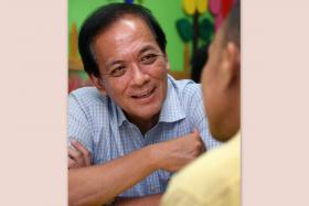 LEND A HAND:  Mr Charles Chong at his first Punggol East Meet-the-People Session.