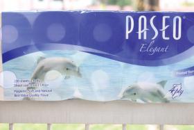 DOLPHINS: The Paseo Elegant four-ply 10-pack. 