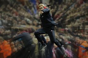 Liverpool manager Juergen Klopp celebrates