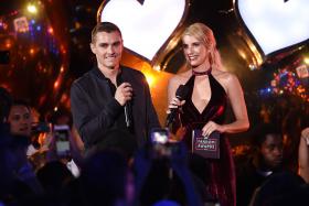 Nerve, starring Dave Franco (left) and Emma Roberts