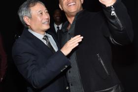  Director Lee Ang and actor Vin Diesel attend Billy Lynn&#039;s Long Halftime Walk during 54th New York Film Festival at AMC Lincoln Square Theater on Oct 14, 2016 in New York City.