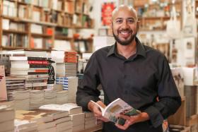 Local poet Marc Nair at BooksActually