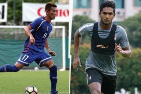 Taiwan&#039;s Chen Po-liang (above) and Singapore&#039;s Hariss Harun&#039;s tussle in the middle of the park will be key to deciding the outcome of the Asian Cup qualifier. 