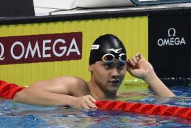 Singapore swimmer Joseph Schooling clocks 48.86sec in the men&#039;s 100m free heats at the Fina World Championships in Budapest, Hungary, but fails to make the semi-finals.