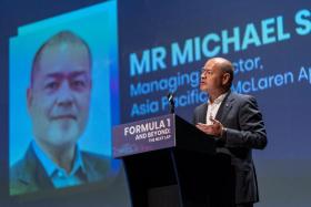 Michael Shearer OBE, McLaren Applied Technologies&#039; Asia-Pacific managing director.