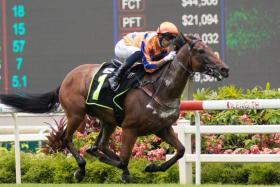 Charminton (Yusoff Fadzli) posting the first of his three Kranji wins on June 26.