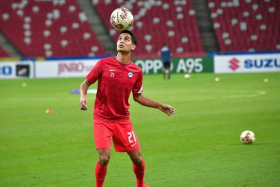 Lions defender Safuwan Baharudin was not part of Singapore coach Takayuki Nishigaya’s squad for friendlies in March 2023. ST PHOTO: DESMOND WEE
