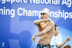 Glen Lim shaved more than two seconds off his previous best. PHOTO: SINGAPORE SWIMMING ASSOCIATION/FACEBOOK
