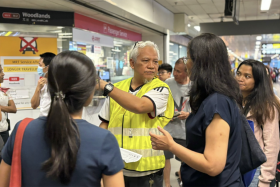 Train services between Yew Tee and Woodlands MRT stations were disrupted.