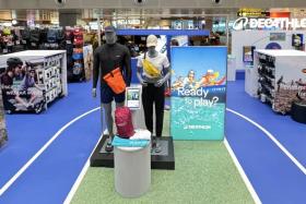 Decathlon&#039;s new pop-up store at Changi Airport Terminal 3 is hosting a series of exhilarating challenges.