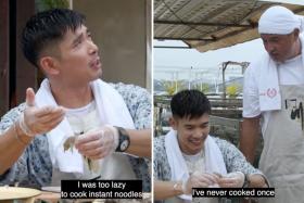 Elvin Ng revealed that he would rather "starve to death" than cook instant noodles for himself in his National Service days.