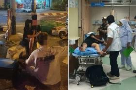 The situation escalated into a full-blown brawl with a security guard, leaving all three men injured and requiring hospital treatment.