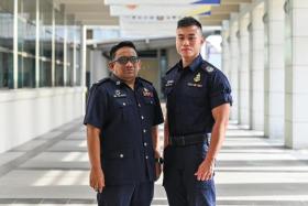 Assistant Superintendent of Police Abdul Rahman Mohamad Karim, Land Commander at PCG, and Senior Staff Sergeant Woon Guo Jin, Assistant Boat Commander of a PCG patrol vessel, wasted no time in responding to the late-night emergency.