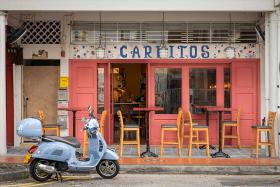 Spanish tapas bar Carlitos is located in the Joo Chiat neighbourhood.