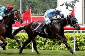 &quot;Wizard of the West&quot; William Pike steering Chairman to a win for the late Laurie Laxon in a Kranji Stakes C race over 2,000m at Kranji on July 9, 2017. The top Perth jockey used to be a regular visitor at big-race meetings at Kranji. 