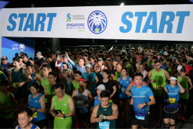 Over 55,000 runners took part in this year&#039;s StanChart Singapore Marathon.